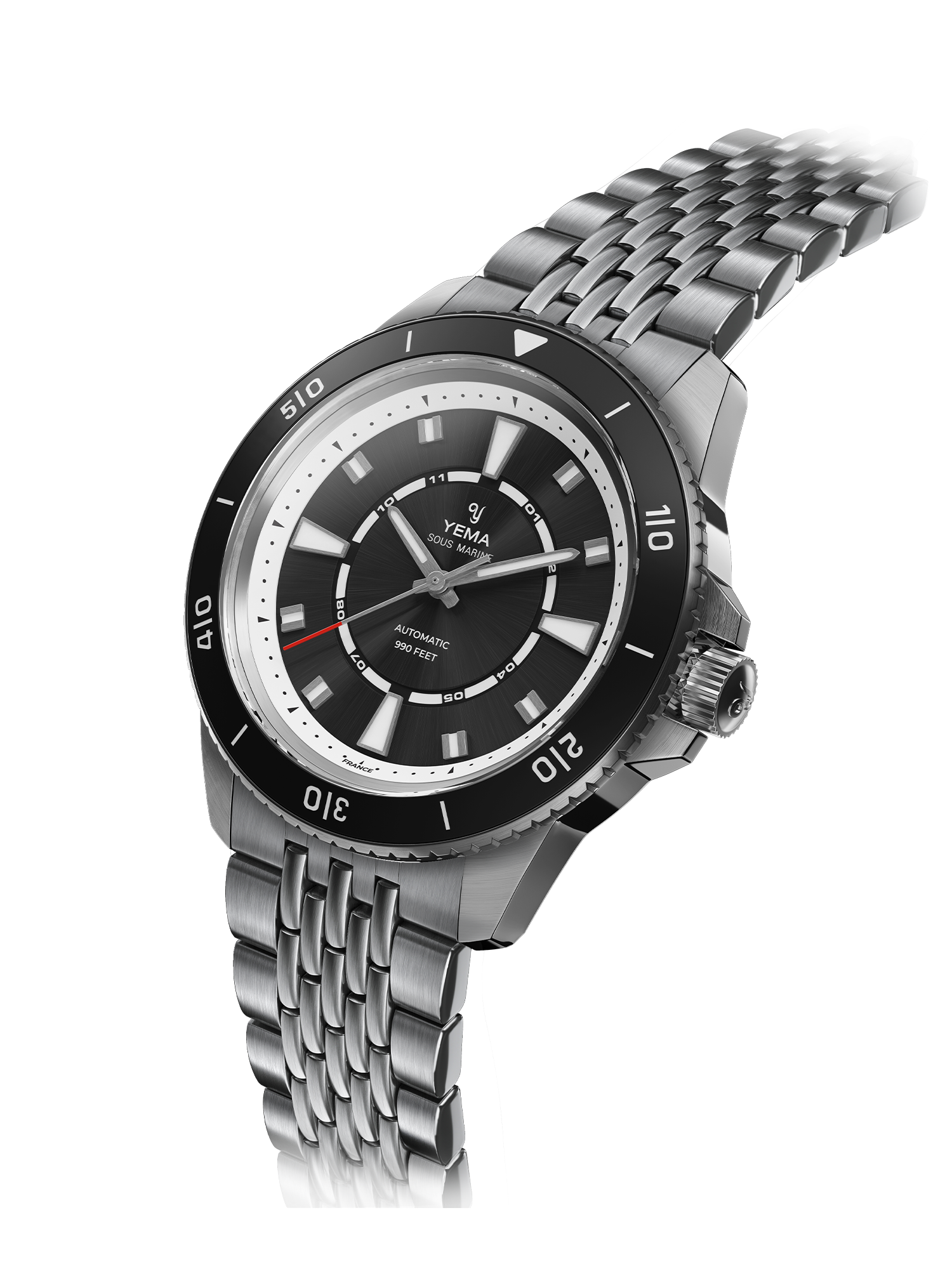 Bracelet YEMA Sous Marine FKM Viton® avec votre montre